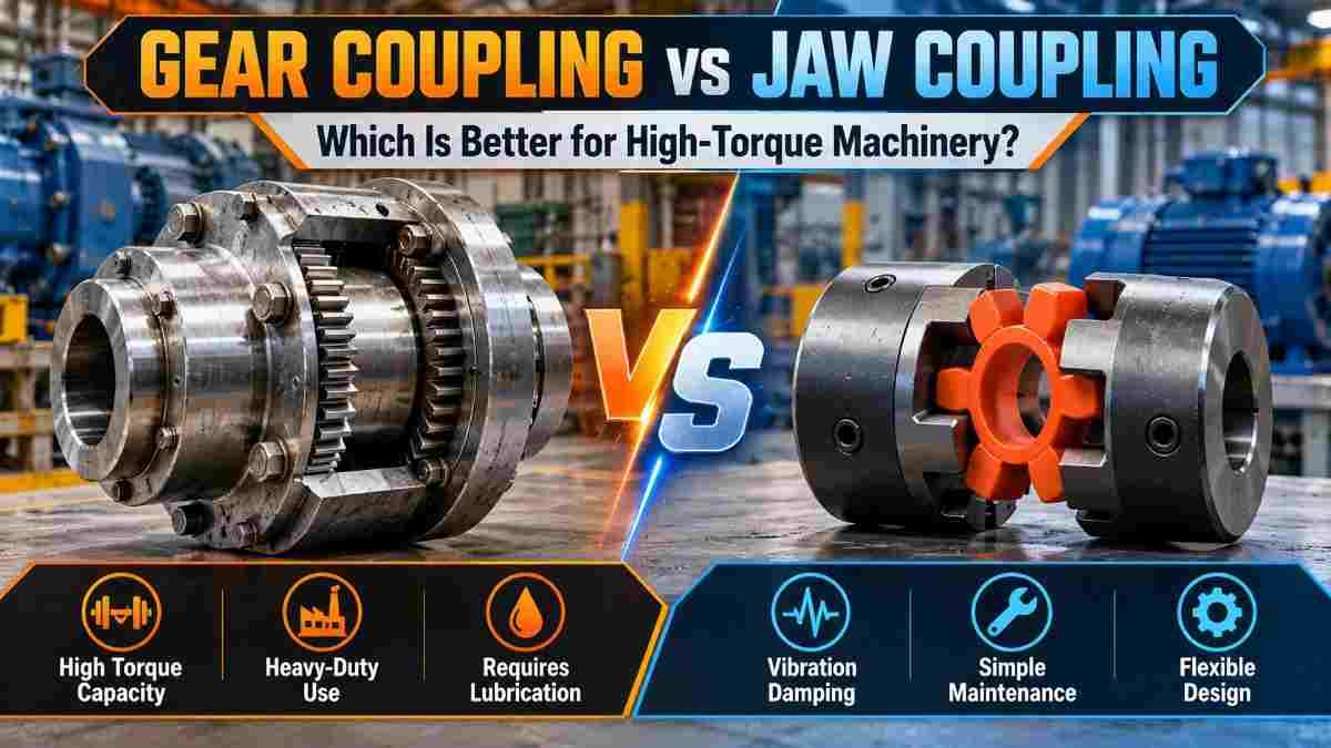 Gear Coupling vs Jaw Coupling Which Is Better for High Torque Machinery