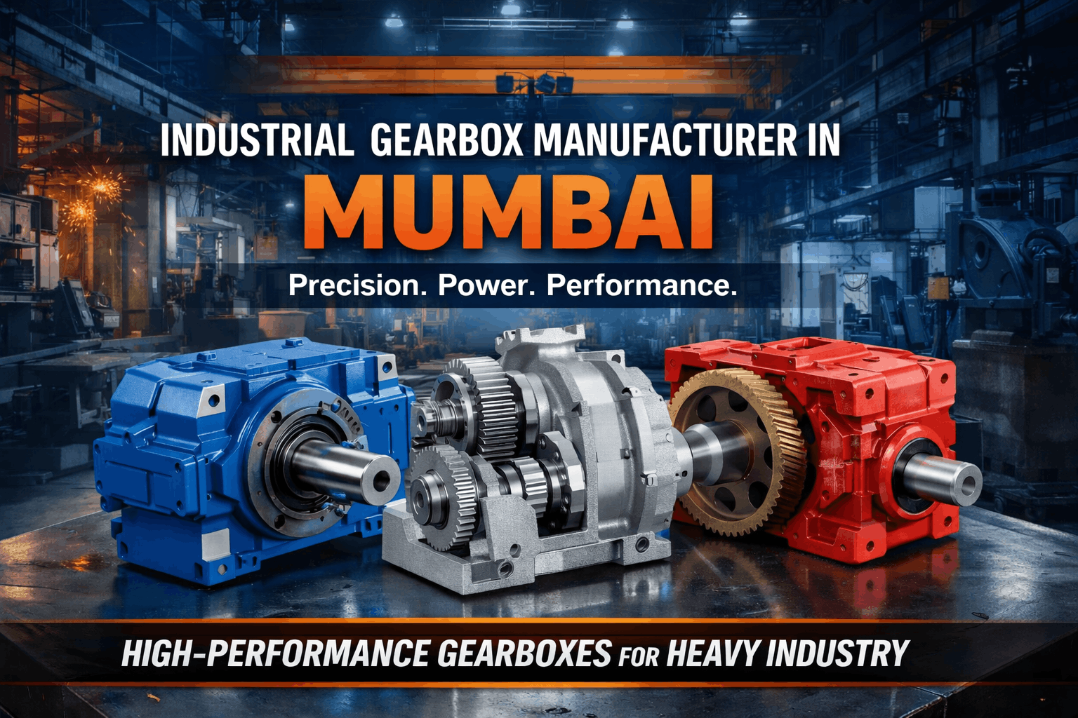 Industrial Gearbox Manufacturer in Mumbai Compact Power Built for Demanding Drives