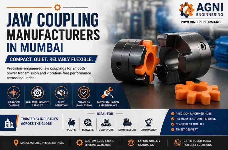 Advanced Jaw Couplings for Smooth Operations – Manufacturers in Mumbai
